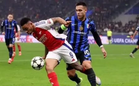 Inter Milan vs Arsenal: UEFA Champions League Preview – Team News & Lineups