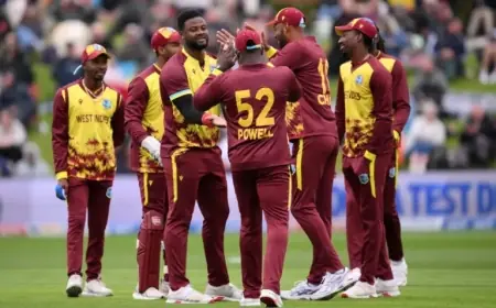 West Indies Reveals T20 Squad for Afghanistan Series