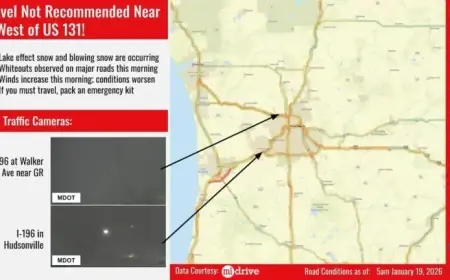 Michigan Faces Hazardous Travel Amidst Statewide Whiteout Conditions