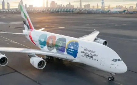 Emirates Unveils Striking Airbus A380 ‘Grand Slam’ Livery in Melbourne
