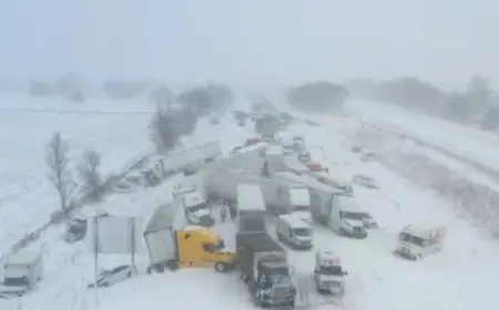 Michigan Pileup: Snowy Conditions Lead to 100-Vehicle Crash on I-196