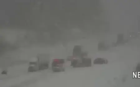 Massive I-196 Pileup: Jackknifed Semis Halt Traffic, Stranded Drivers Rescued