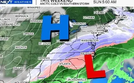 Arctic Cold and Winter Storm Clash to Impact Boston Weather Forecast