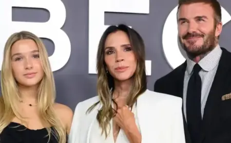 Harper Beckham Reveals Fun Video of Victoria Joking with Dancing David