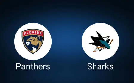 Sharks – Panthers: San Jose Spoils Matthew Tkachuk’s Return With a 3–0 Win and a Second-Period Surge