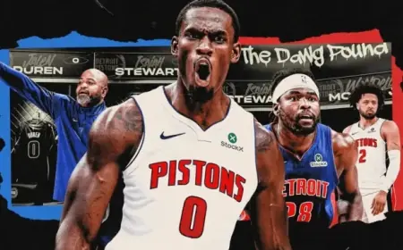 Pistons Climb to the Top with Bold Dawg Pound Mentality