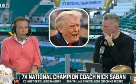 Pat McAfee Warns Trump Visit Might Postpone National Championship