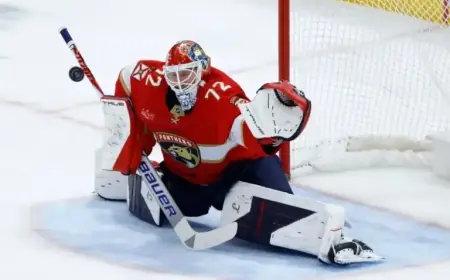 Florida’s Bobrovsky and San Jose’s Nedeljkovic Clash in Goalie Showdown