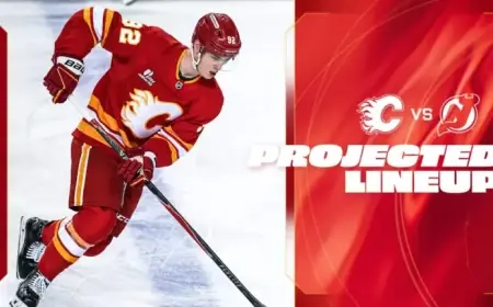 Flames vs. Devils: Projected Match Lineup Revealed