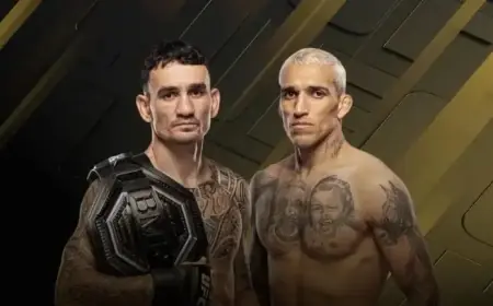 Max Holloway vs. Charles Oliveira BMF Championship Headlines UFC 326 on Paramount+