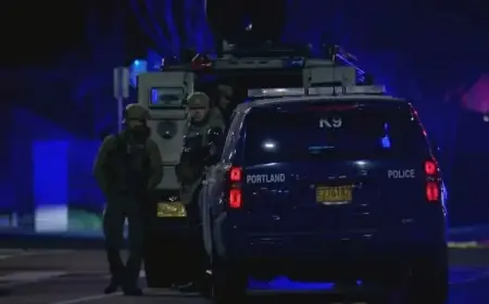 Portland Police Officers Shot; Urgent Search for Shooter Continues