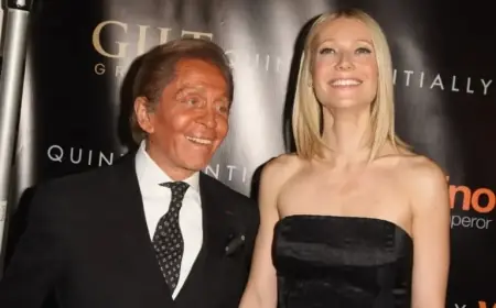 Gwyneth Paltrow, Celebrities Honor Italian Fashion Icon Valentino