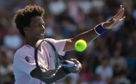 Gael Monfils’ Emotional Exit After Australian Open First-Round Defeat