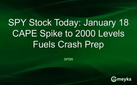SPY Stock Alert: January 18 CAPE Surge Sparks Crash Preparations