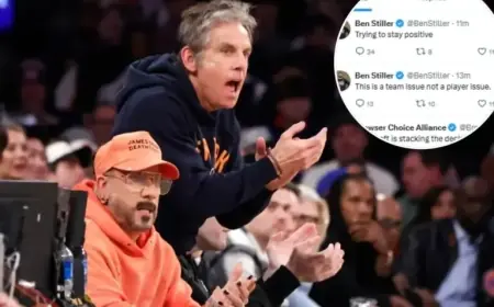 Ben Stiller Rattled as Knicks Suffer Crushing Loss to Mavericks