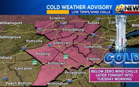 Frigid Wind Chills to Impact Tuesday Morning Commute