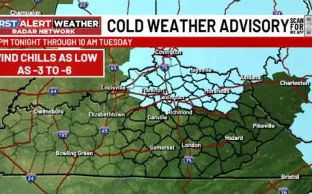 “Bitter Cold Front Expected Monday Night into Tuesday: Weather Alert”
