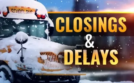 Tuesday, Jan 20: School Delays and Important Updates