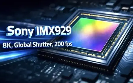 Sony Unveils 8K Global Shutter Sensor Achieving 200 FPS
