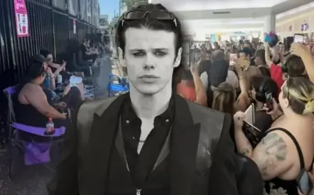 Yungblud Fans Flood Perth Streets Before Rock Concert