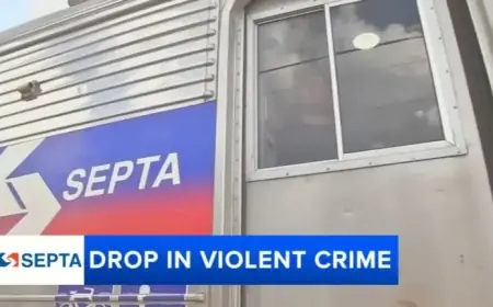 SEPTA Reports Decline in Serious Crime in 2025