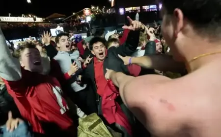 Hoosier Fans Flock Bloomington Bars for CFP National Championship Viewing