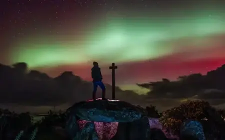 Solar Flare Ignites Stunning Northern Lights Display: In Photos