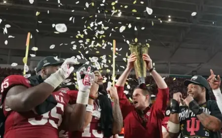 Indiana Leads as Big Ten Secures Three Top 5 Spots in AP Poll Again