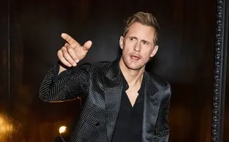 Alexander Skarsgard Discusses Pillion Sex and Inspiration from Charli XCX’s ‘The Moment’