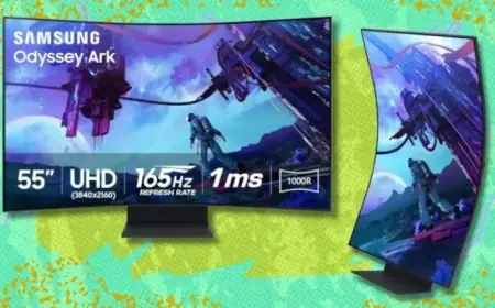 Save 56% on Samsung’s Odyssey Ark 55-Inch Curved Gaming Monitor