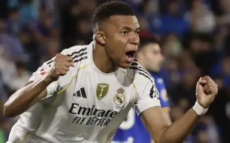 Mbappé Ignites Real Madrid’s Champions League Clash Against Monaco