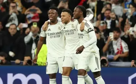 Mbappé’s Relentless Double Strikes Against Former Club in Real Madrid-Monaco Match