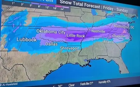 Weather Channel Issues Urgent Winter Storm Fern Alert as Snow and Ice Target the South and East