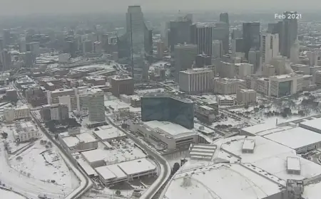 Dallas weather turns sharply colder with rain, then ice and wintry mix risk late week