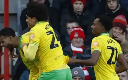 Norwich City Triumphs 2-1 Over Wrexham; Makama Secures Winning Goal