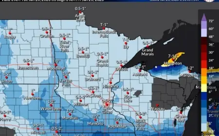 Winter’s Coldest Air Arrives as Clipper System Dumps Snow