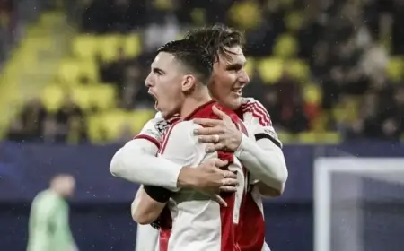 Ajax Triumphs Over Villarreal; Sub Edvardsen Scores, Sustaining Next Round Hopes
