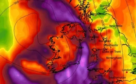 Weather Warnings Ireland: Land Stays Green but Marine Alerts Turn Yellow as Gales Target Irish Sea Coasts
