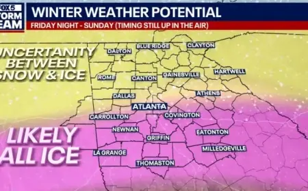 North Georgia Braces for Possible Winter Storm as Storm Alert Days Issued