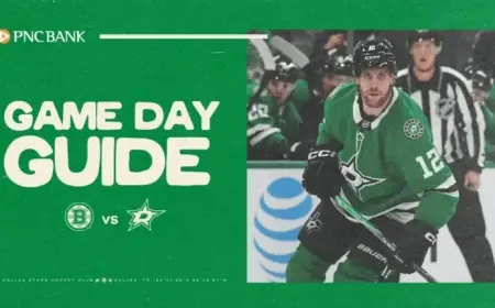 “Stars Face Bruins: Ultimate Game Day Guide”