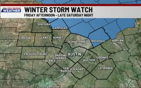 Winter Storm Watch Expands Ahead of Late-Week Snow and Ice Threat Across a Broad U.S. Corridor