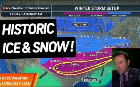Snow Storm Weather Forecast: A High-Impact Winter System Eyes the U.S. South and East as Deep Cold Locks In