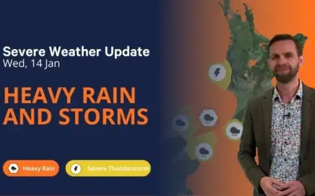 New Zealand Braces for Strong Winds and Rough Seas: Marine Warning Issued