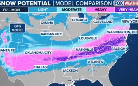 “Weekend May Bring Substantial Snow, Forecasters Predict Uncertain Amounts”