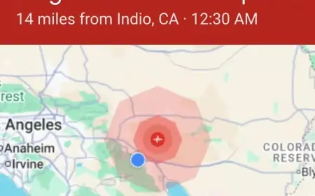 Earthquake Near Indio Hills Sparks “Earthquake Near Me” Searches Across Coachella Valley, Palm Springs, San Diego and Los Angeles