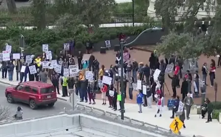 San Antonio Sees Protests Against Immigration Enforcement on Trump Anniversary