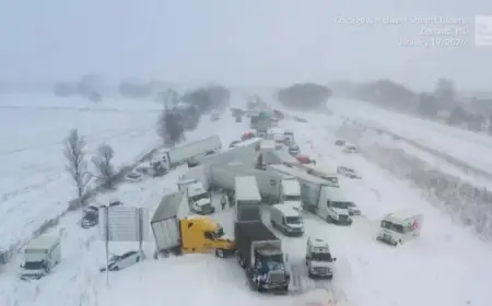 Over 100 Vehicles Crash in Michigan’s I-196 Whiteout Chaos