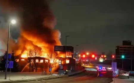 Montreal Fire Forces Jacques-Cartier Bridge Closure