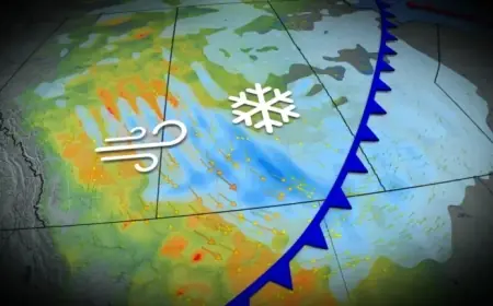 Prairie Snowstorm Threatens with Blowing Snow and Severe Cold
