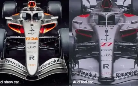 Did Audi Unintentionally Reveal Its Official 2026 F1 Car Design?